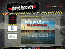 Tablet Screenshot of albertapondhockey.com